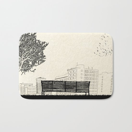 Tom's Favourite Spot — Angels Knoll Park, LA — (500) Days of Summer Bath Mat