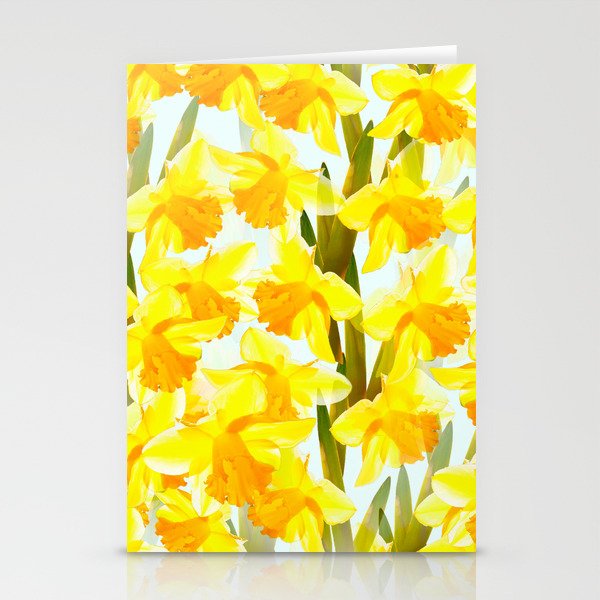 Spring Breeze With Yellow Flowers #decor #society6 #buyart Stationery Cards