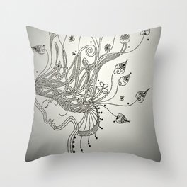 Whole by Carly Throw Pillow