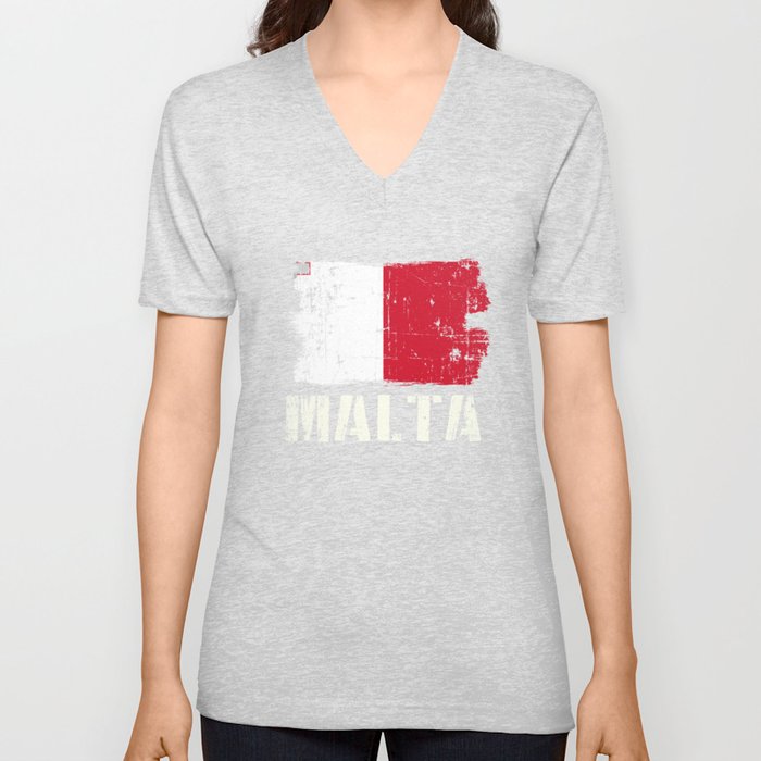 Clothing Shoes Accessories T Shirts Malta Text V Neck T Shirt Sraparish Org