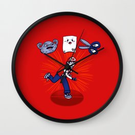RPS Battle Arena Wall Clock