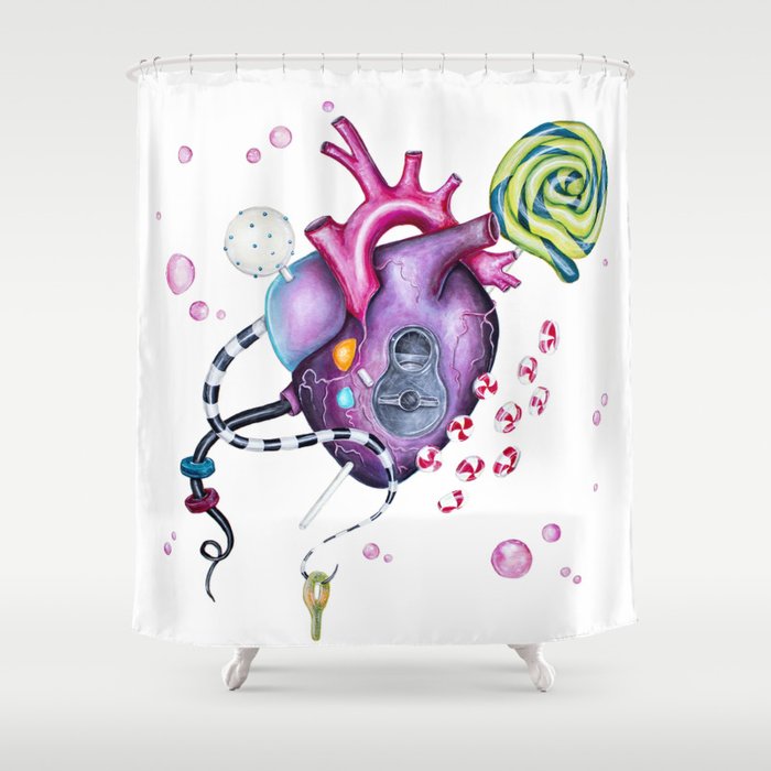 It's a Sickly Sweet World Shower Curtain
