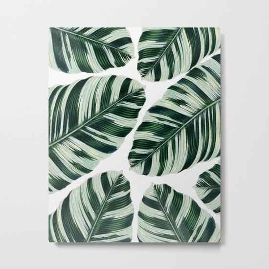 Tropical Foliage #society6 #buyart #decor Metal Print