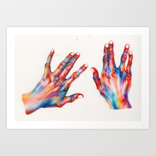 hands Art Print
