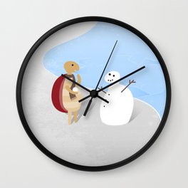 Snowturtle Wall Clock