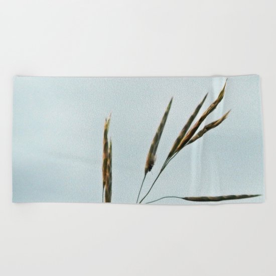 Beachgrass Seed Beach Towel