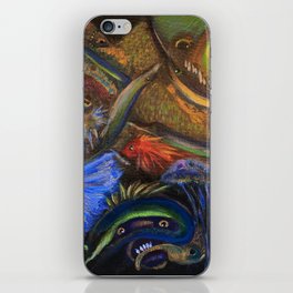 Funky Fish Party iPhone Skin
