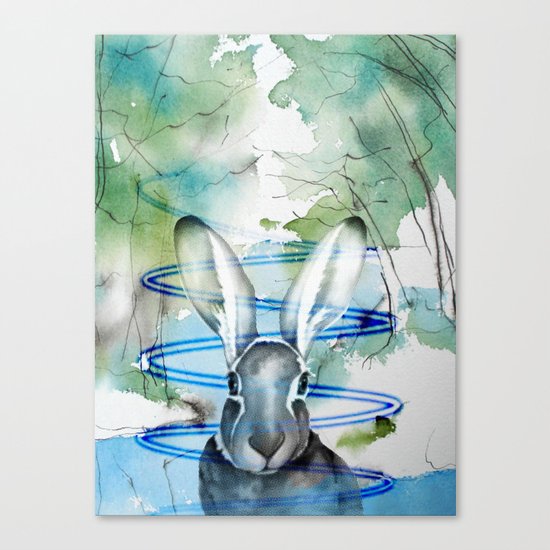 RABBIT Canvas Print