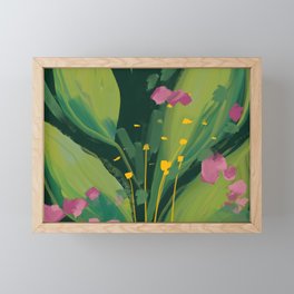 night bloom Framed Mini Art Print
