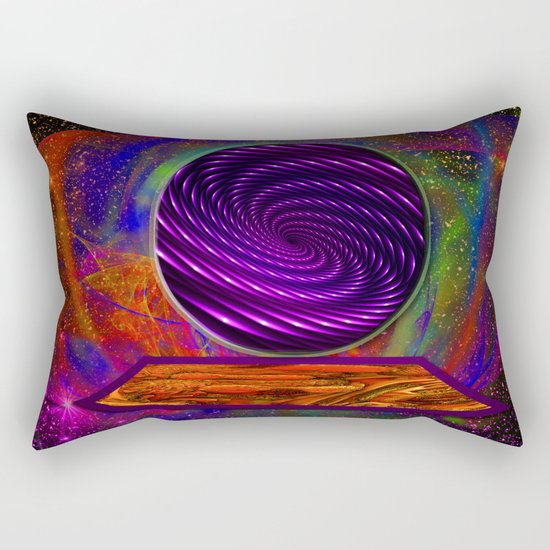 Peek Into The Future Rectangular Pillow