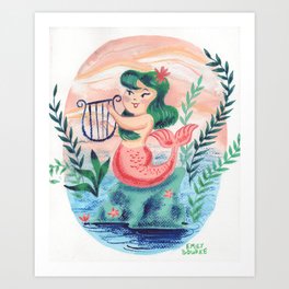 Mermaid Two Art Print