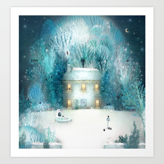 Winter Art Print