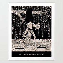 12. THE HANGED WITCH Art Print
