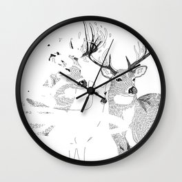 Deers Wall Clock