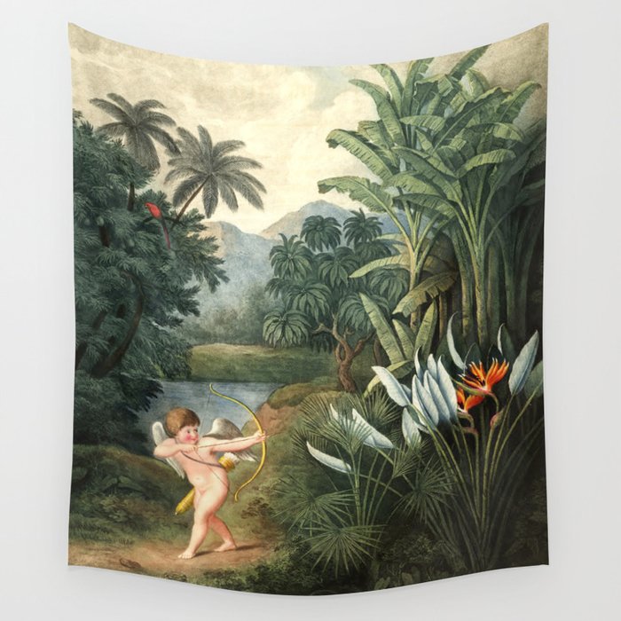 Cupid : New Illustration Of The Sexual System Wall Tapestry