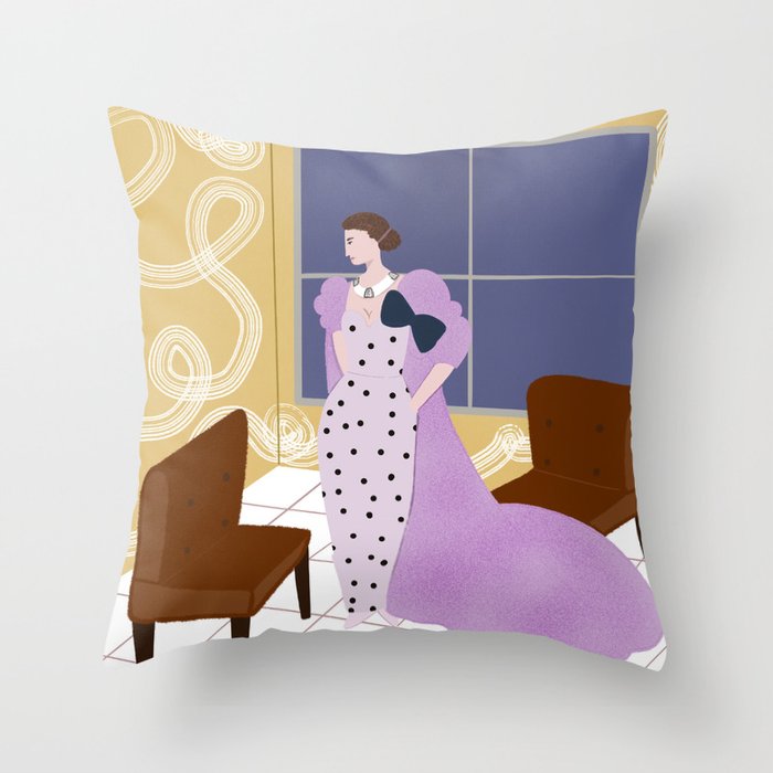 Lady of the house  Throw Pillow
