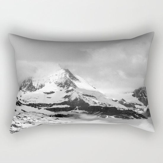 Mountain meets Clouds Rectangular Pillow