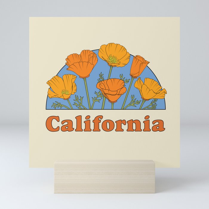 California Poppies Mini Art Print