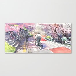 Bicycle Boy 01 Canvas Print