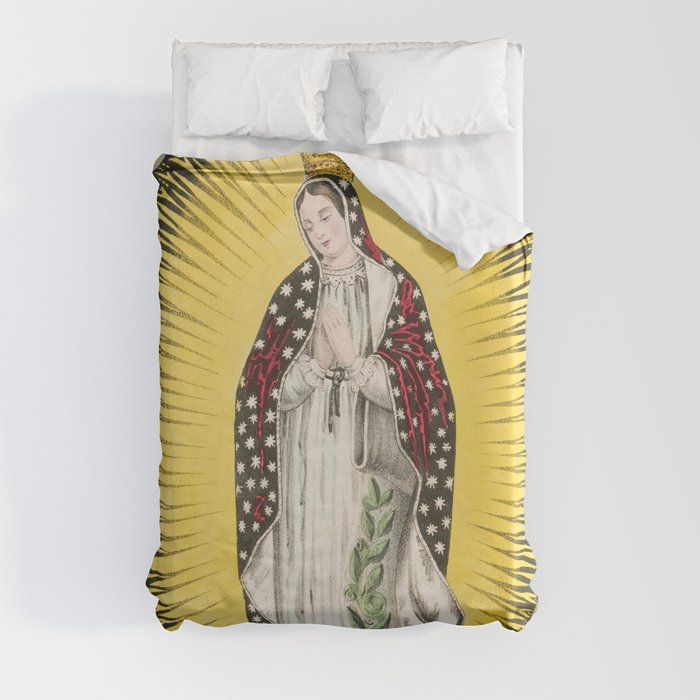 Our lady of Guadalupe, 1848 Duvet Cover