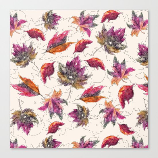 Maple Pattern Canvas Print