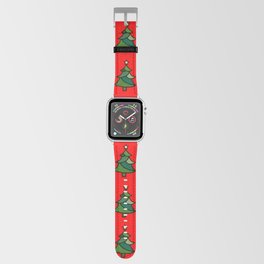 Stained Glass Christmas Tree Apple Watch Band