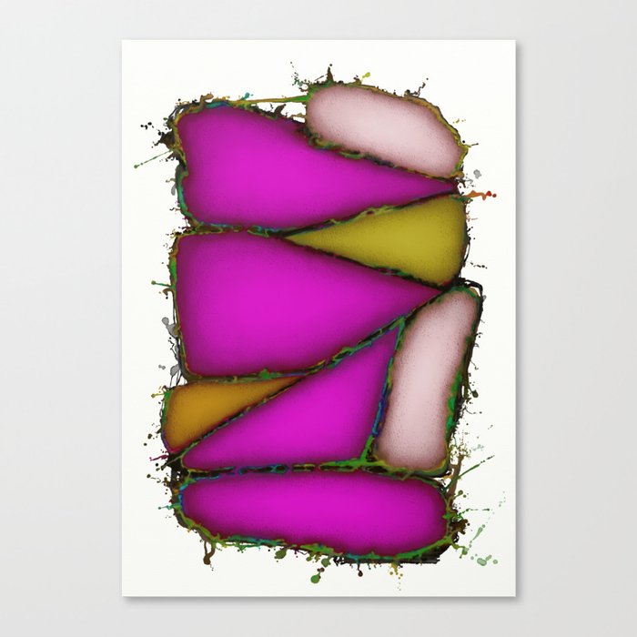 Crushed pink Canvas Print