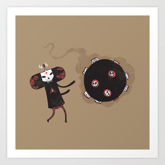 Katamari of the Dead Art Print