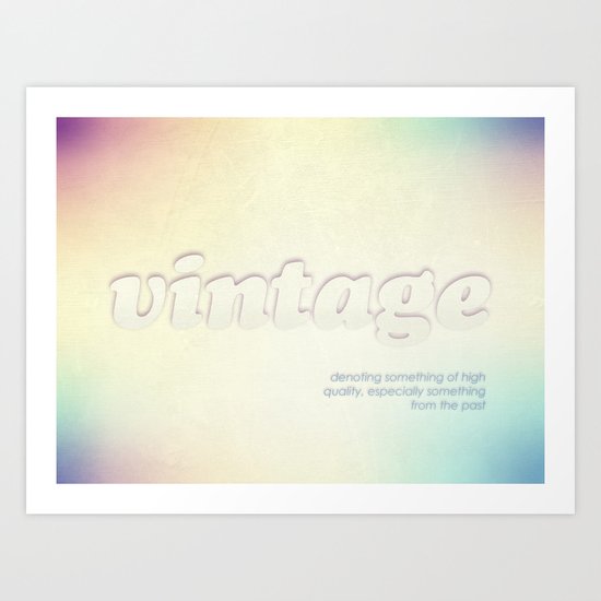 Vintage Art Print