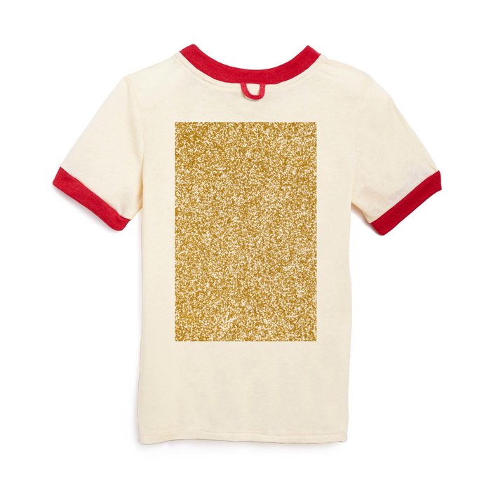 Gold Glitter Kids T Shirt by NewburyBoutique | Society6