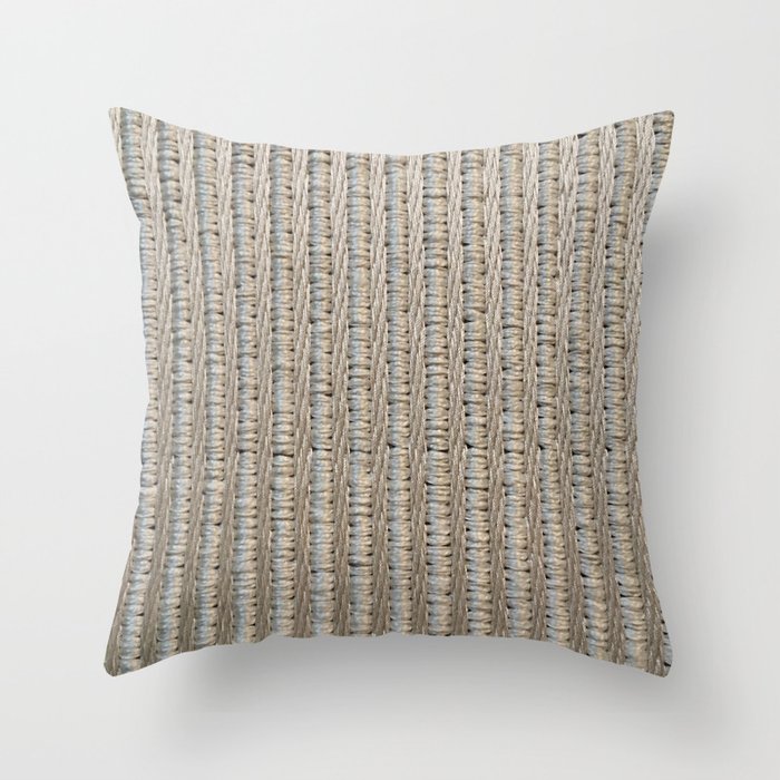 Tight woven texture Throw Pillow