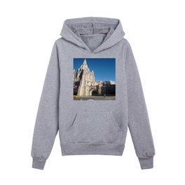 Church Photo in NYC Kids Pullover Hoodies