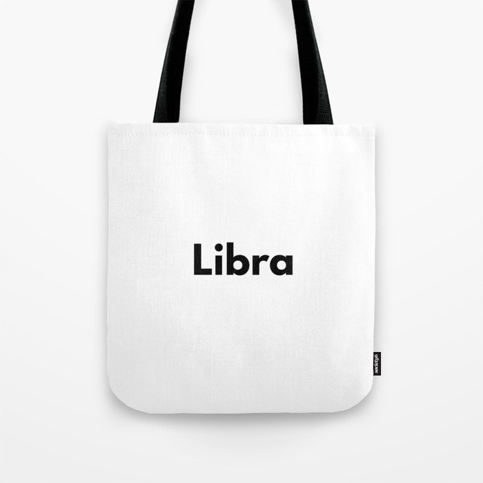 Libra, Libra Sign Tote Bag