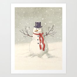 The Snowman  Art Print