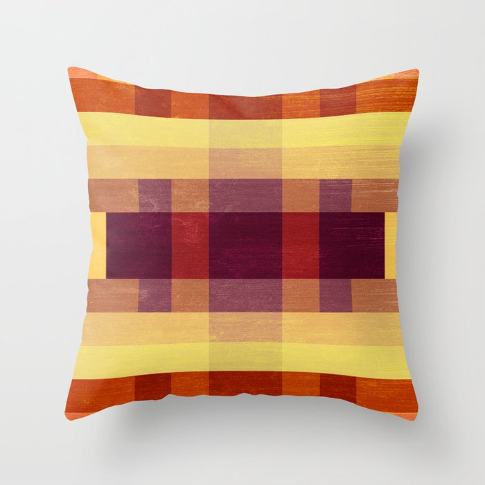 Autumn Winds Abstract Throw Pillow