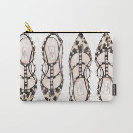 LEOPARD HEELS Carry-All Pouch | Heels, Painting, Leopardprint, Popart, Valentino, Style, Watercolor, Designer, Pumps, Italian 