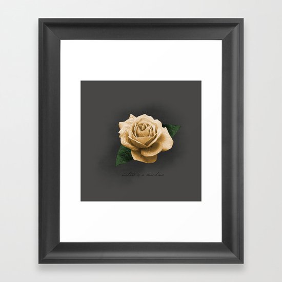 nature is a machine Framed Art Print