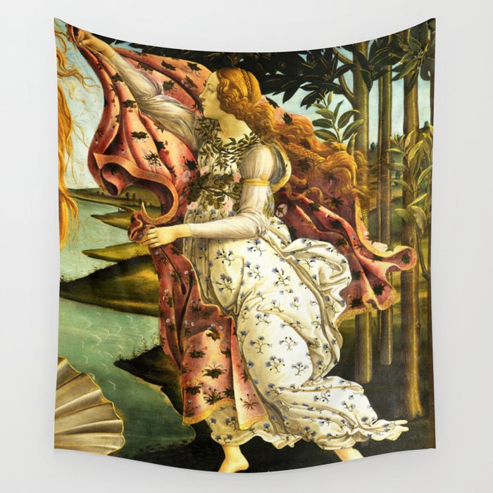 The birth of venus tapestry best sale