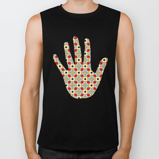 Embellecimiento Pattern Biker Tank