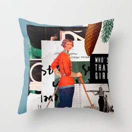 Who´s That Girl? Throw Pillow