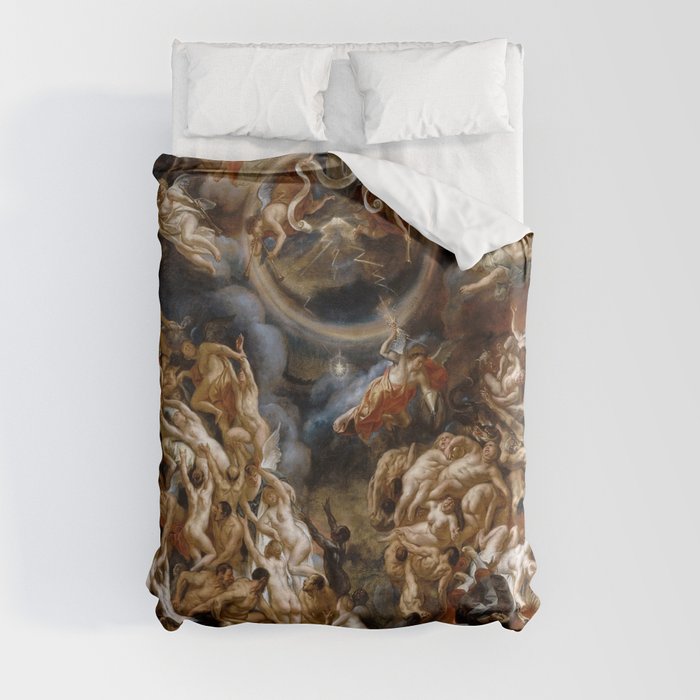 Last Judgment - Jacob Jordaens the Elder - Part 1 Louvre Duvet Cover by ...