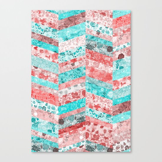 Paris Pattern Canvas Print