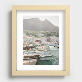 Boats of Capri Recessed Framed Print