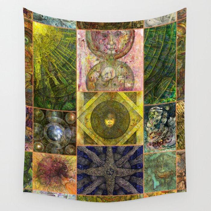 MacGown Art Montage 2 Wall Tapestry