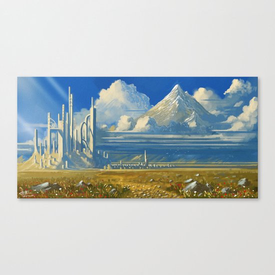 White Kingdom Canvas Print