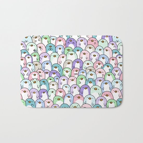 Penguin Snuggles Bath Mat