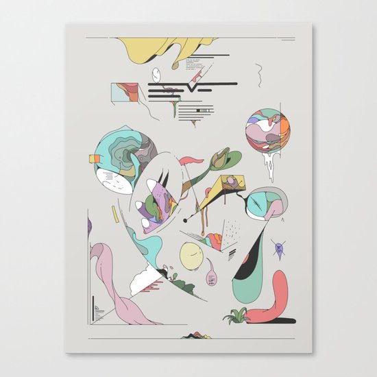 Data for the End Canvas Print
