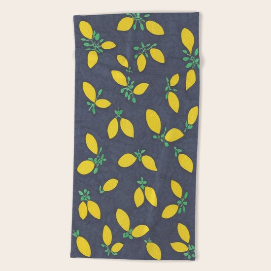 Lemon Drops Beach Towel