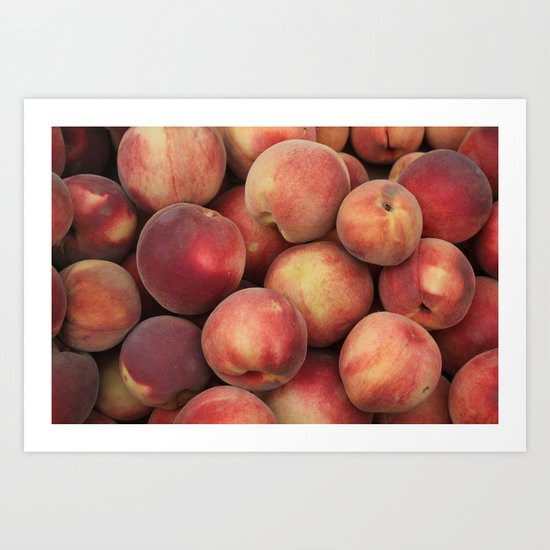 peaches Art Print