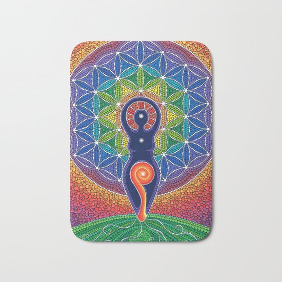 Goddess of the World Bath Mat